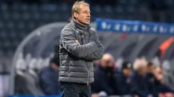 Klinsmann durante su corta estadía en Hertha Berlín.