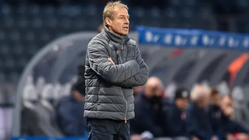 Klinsmann durante su corta estadía en Hertha Berlín.