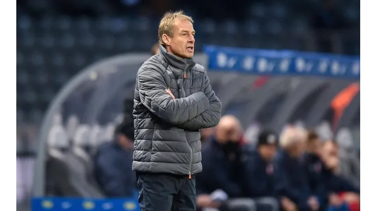 Klinsmann durante su corta estadía en Hertha Berlín.