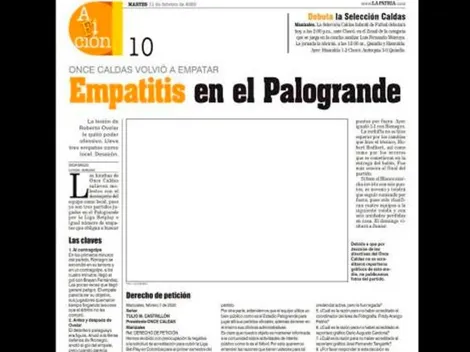 Tradicional medio de Manizales denunció "censura" por parte del Once Caldas