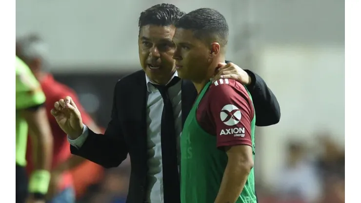 El ingreso de Juan Fernando Quintero ante Unión de Santa Fe.