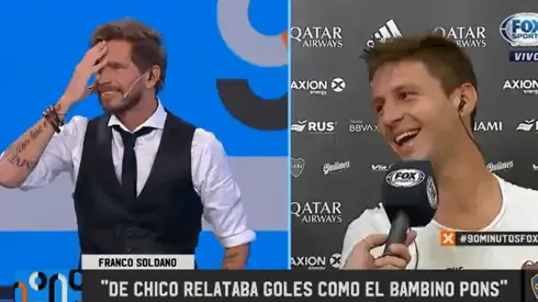 90 Minutos lo cruzó al aire con Soldano y el Bambino Pons se puso a cantar