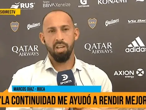 La indiferencia de Marcos Díaz cuando le preguntaron por Alfaro