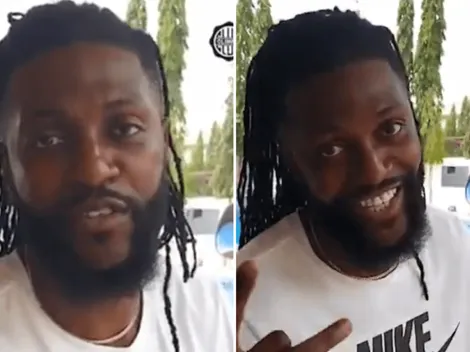 Video: Adebayor confirmó su llegada y saludó a los hinchas de Olimpia