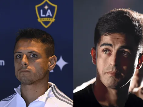 El Pity Martínez le dio la bienvenida a Chicharito