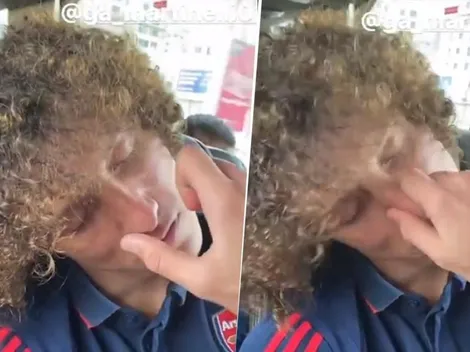 La venganza: David Luiz recibió su merecido luego de molestar a sus compañeros del Arsenal