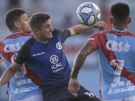 A lo Racing: Talleres aguantó con dos menos y empató con Arsenal