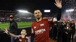 Rodrigo Mora en su partido despedida.