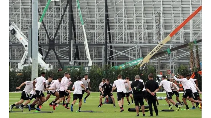 Los jugadores de Inter Miami se entrenaron en Fort Lauderdale.