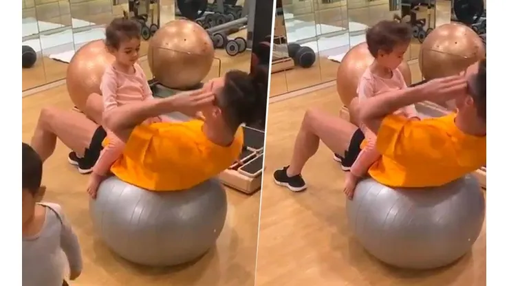 El padre del año: Cristiano subió a Instagram el video más tierno de todos