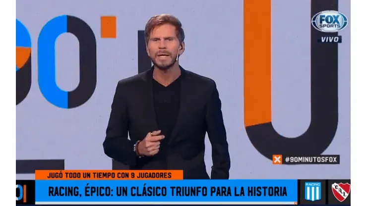 Vignolo: "Racing tenía una estaca clavada en el pecho y se la sacó"
