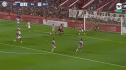 Quintero metió un gran pase, Suárez habilitó a Nacho y River empató