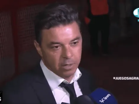 Gallardo explicó por qué sacó a Martínez Quarta en el primer tiempo