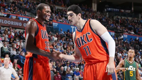 Enes Kanter se burló de Kevin Durant por sus palabras contra el Thunder