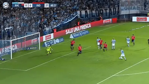 Épico: Racing tenía dos menos y Díaz metió el 1-0 ante Independiente