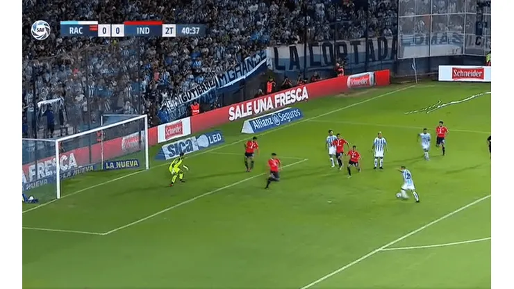 Épico: Racing tenía dos menos y Díaz metió el 1-0 ante Independiente