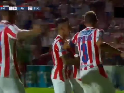 Un viejo conocido: Bou volvió a amargar a River y puso en ventaja a Unión