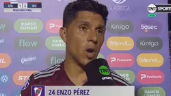 Enzo Pérez: "Nos hemos cortado un poco con Boca"