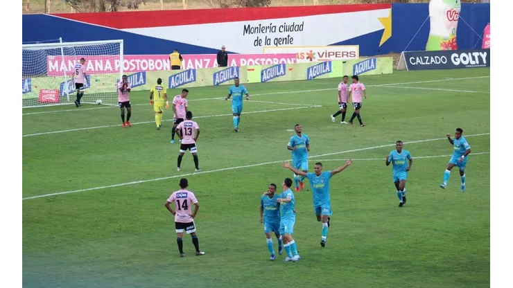 Jaguares goleó a Millonarios en el estadio Jaraguay de Montería.