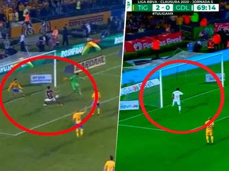 Un verdadero déjà vu: Oribe Peralta erró el mismo gol dos veces