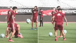 Casco tiró magia en el entrenamientos para que deliren los hinchas de River
