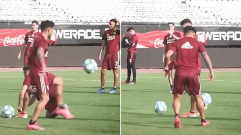 Casco tiró magia en el entrenamientos para que deliren los hinchas de River