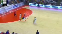 Pirueta perfecta: golazo de la selección de futsal de Brasil ante Argentina