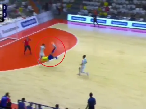 Pirueta perfecta: golazo de la selección de futsal de Brasil ante Argentina