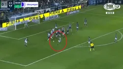 Montes salvó al silbante y empató el partido ante Monterrey