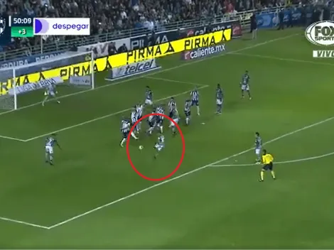 Montes salvó al silbante y empató el partido ante Monterrey