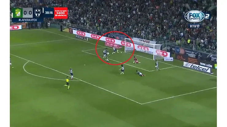El gol de Jesús Gallardo que le dio la ventaja a Rayados ante León