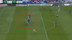 Luis Gerardo Chávez anotó un golazo para poner el 1-0 para Pachuca