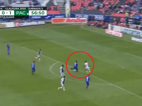 Golazo de Chaquito Giménez para que Cruz Azul le empate a Pachuca