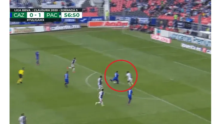 Golazo de Chaquito Giménez para que Cruz Azul le empate a Pachuca