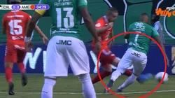 Otra vez la torpeza de Jaramillo: penalti y gol del Deportivo Cali