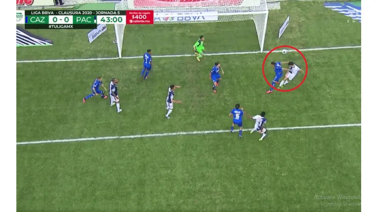 Davila estuvo cerca de poner el 1-0.