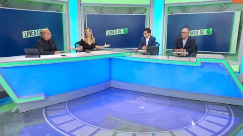 Carlos Antonio Vélez, Vanessa Palacios, Juan Felipe Cadavid Juan José Peláez hacen 'Línea de 4'.