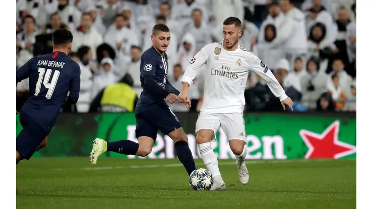 Foto de Eden Hazard, jugador del Madrid.