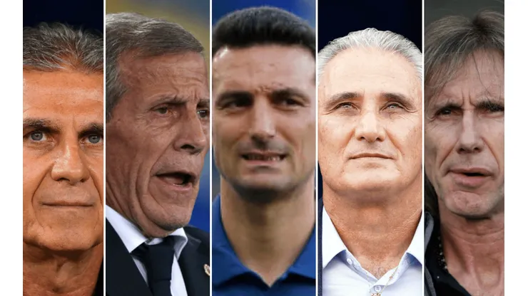 Listado con los sueldos de los técnicos de las selecciones latinoamericanas