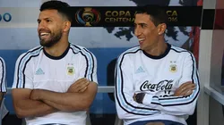 Agüero subió una foto a Instagram y Di María le comentó con una explosión de emojis