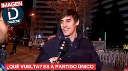 Se enteró que Real Madrid había quedado afuera ¡cuando salió del Bernabéu!