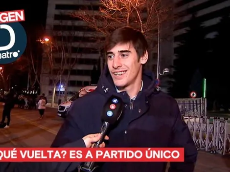 Se enteró que Real Madrid había quedado afuera ¡cuando salió del Bernabéu!