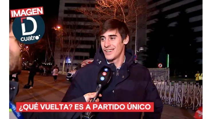 Se enteró que Real Madrid había quedado afuera ¡cuando salió del Bernabéu!