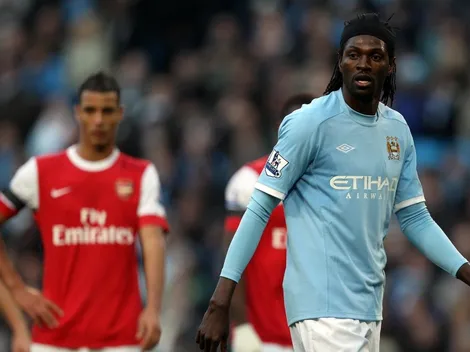 Estamos todos locos: Emmanuel Adebayor suena para jugar la Copa Libertadores