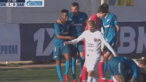 Wilmar Barrios se puso en modo Messi y convirtió un gol con el Zenit