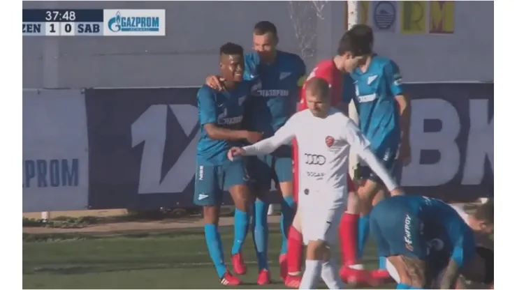 Wilmar Barrios se puso en modo Messi y convirtió un gol con el Zenit