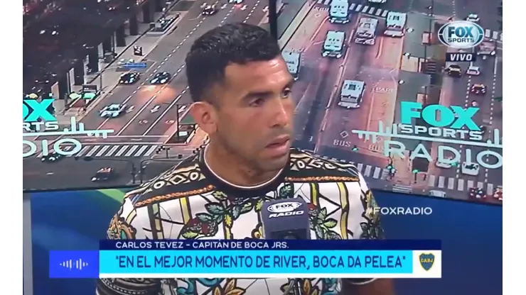 Tevez: "Yo viví el mejor momento de Boca y River no daba pelea"