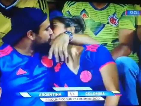 Así tampoco: el beso obligado que captó la Kiss Cam en Bucaramanga