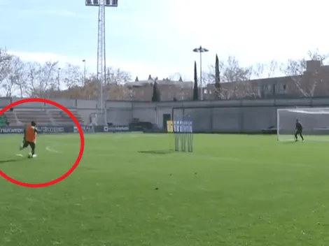 Casi perfecto: Lainez metió 4 tiros libres al ángulo en 5 intentos