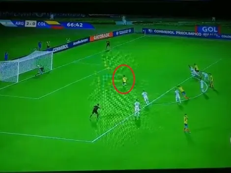 Así fue el descuento de Colombia contra Argentina